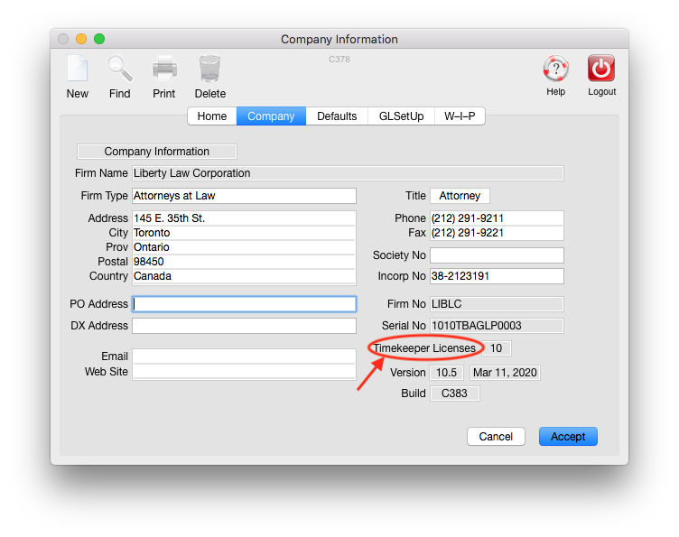 Update Timekeeper Count Brief Accounting Support Desk